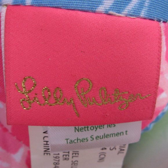 Lilly Pulitzer 2021 Bunny Business Plush Rabbit Toy Pink Green Blue EASTER GIFT - Picture 7 of 8